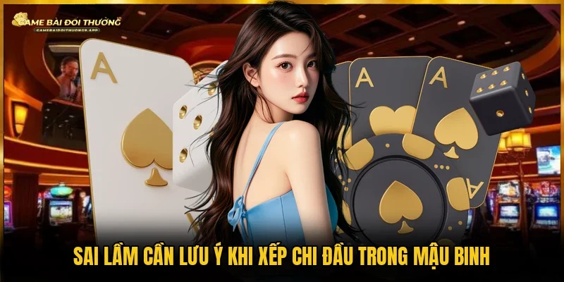 Tránh các sai lầm phổ biến khi dùng cách xếp chi đầu Mậu binh